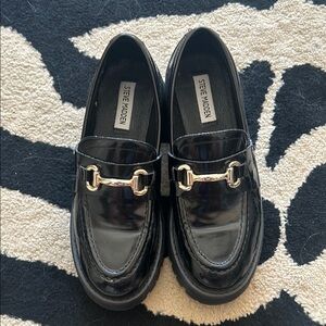 Steve Madden Black Loafers for Women